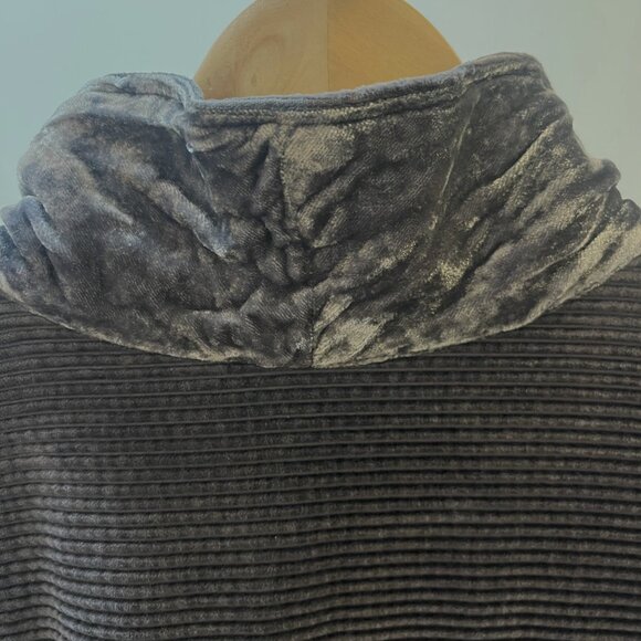 J Jill Women Dark Gray Corduroy Coat Jacket XL Field Cottagecore Whimsigoth Boho - Picture 7 of 11